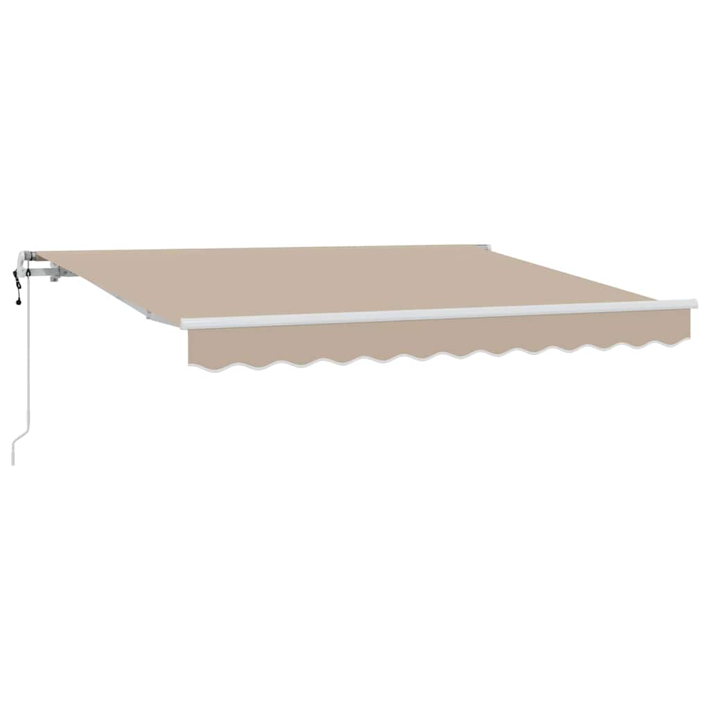 Retractable Awning Beige 350 X 200 Cm Fabric