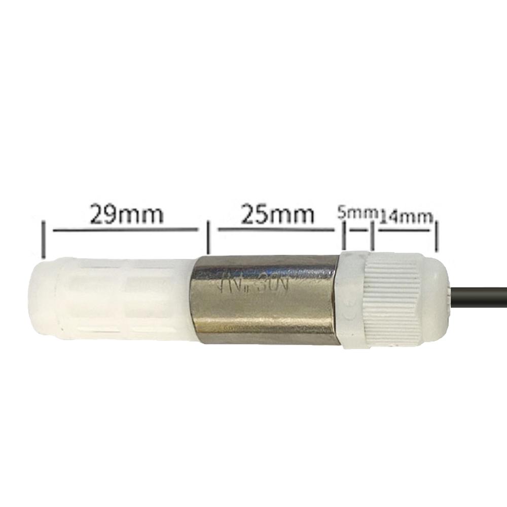 RS485 Temperature Humidity Sensor Probe Cable SHT40 PE Shell Digital Capacitance Sensors for Greenhouse 2M Length I2C Output