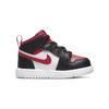 Jordan Air  1 Mid Alt "Bred Toe" Comfortable Versatile Shock Absorbing Slip Resistant Durable Mid-Top Baby Sneaker Black AR6352-079