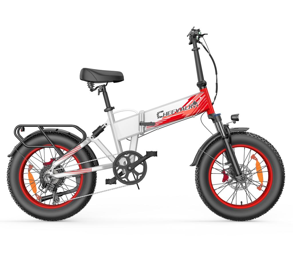Cheevalry CF1000-1 All-Terrain Electric Bicycle 1000W Motor 48V20Ah Battery 20 Inch Fat Tires 150KG Load Outdoor Riding E-Mountain Bike