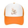 Whimsical Baby Elephant Botanical Ch Mesh Baseball Cap Casual Hat Outdoor  For Womens Unisex FeUnisex
