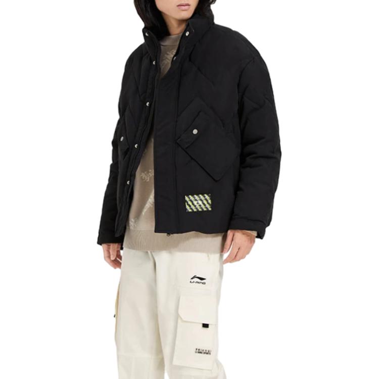 Li Ning Down Jackets Men's Stand Collar Moderate Other AYMS163-5