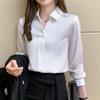 2025 Spring Blue Women's Slimming Long Sleeve Square Neck Shirt