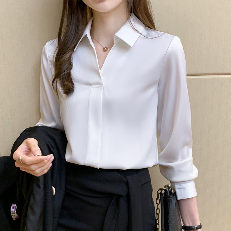 

2025 Spring Blue Women s Slimming Long Sleeve Square Neck Shirt M білий
