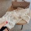 Retro Sunscreen Lace Shawl Versatile Neck Protection Scarf Literary Women's Lace Scarf