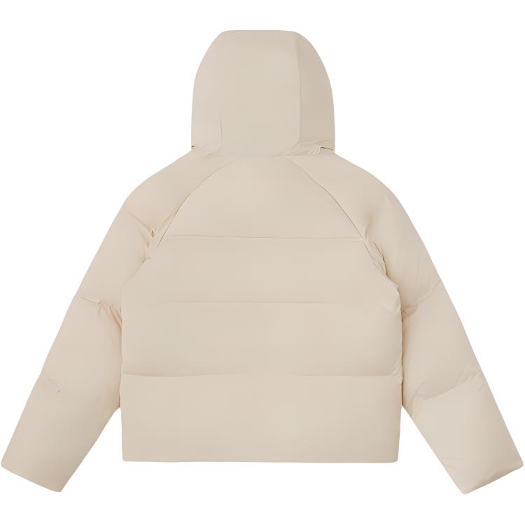 New Converse Down Jacket Women's Ecru 10026925-A01