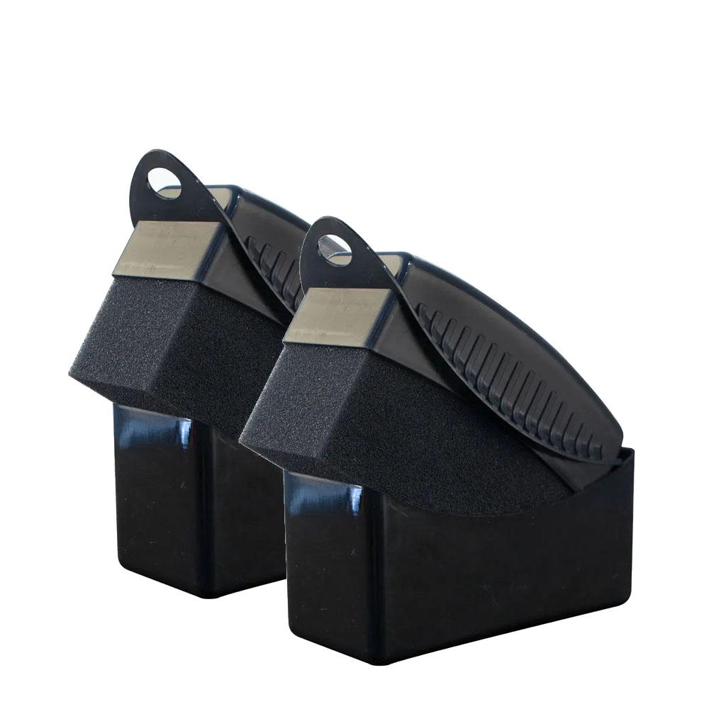 2 bucăți mașina jante lustruire ceară burete perie ABS spălare curățare anvelope contur pansament aplicator tampoane 5 culori opțional