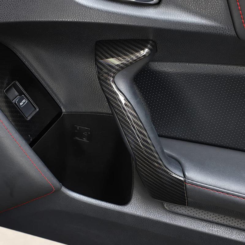 Carbon Fiber Interior Door Handle Trim for 12-21 Toyota 86, Subaru BRZ, SCION FR-S