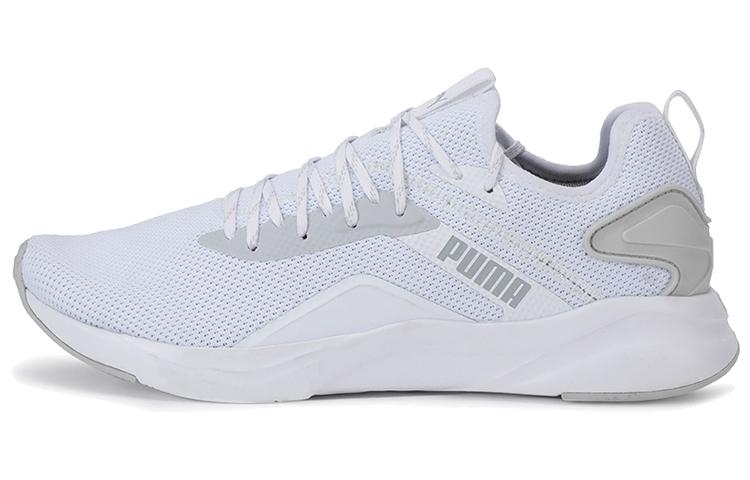 PUMA Softride Rift Knit White Grey 194068-03 42.5