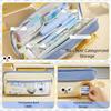 House Shape Stationery Storage Bag Dirty-proof Pen Organizer Pouch Dachshund Pencil Bag  Student
