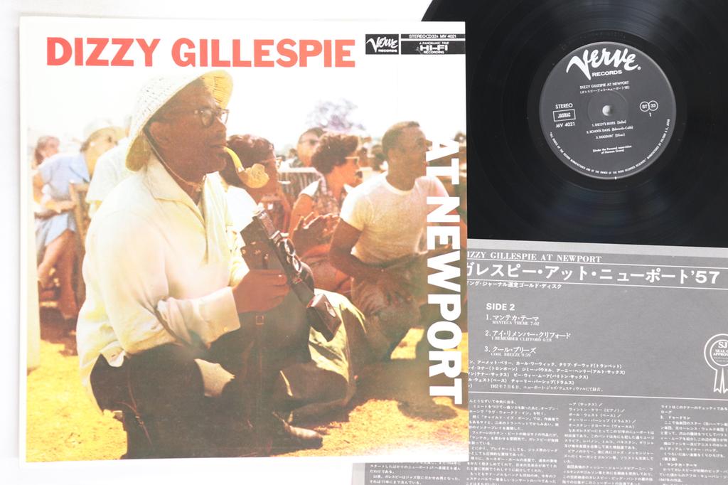 LP Record DIZZY GILLESPIE - At Newport MV4021 VERVE 1980 Japan Jazz Used