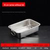 Hondon Stainless Steel Food Pan with Lid and Handle