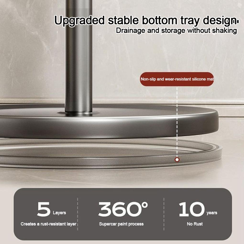 Stojan na uložení lžic otočný o 360 stupňů snadná organizace na kuchyňskou desku zavěšení lžic