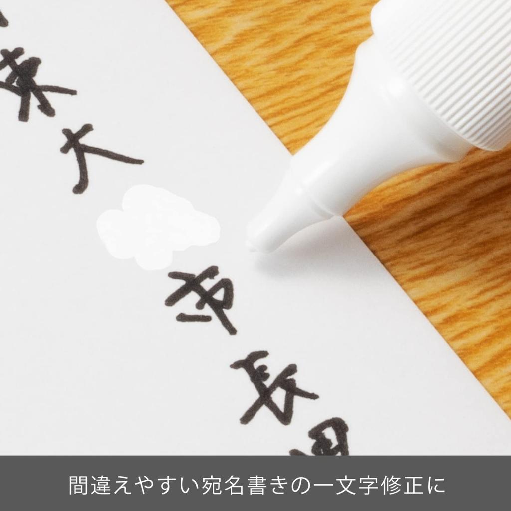PENTEL Correction Correction White Pen, Fluid, XEZL21-W,