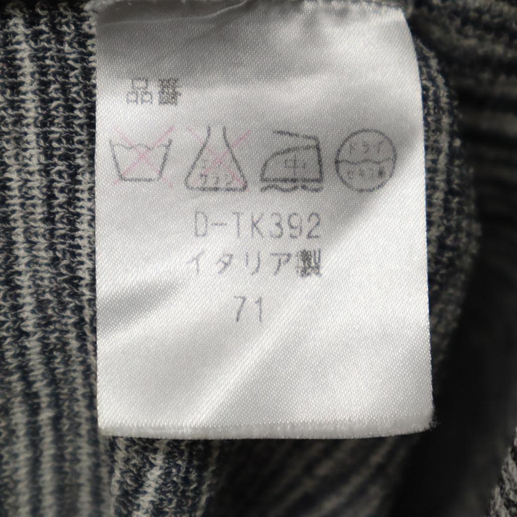 Missoni Made In Italy Border Pattern Long Sleeve V Neck Knit Cardigan 44 Women Used