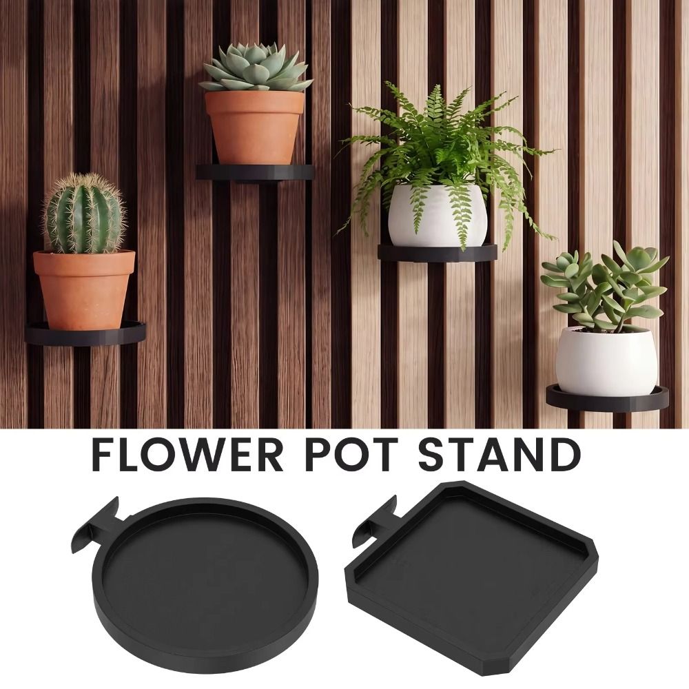 No Screws Plant Container Holder No Drilling Installation Houseplants Hangers Studio
