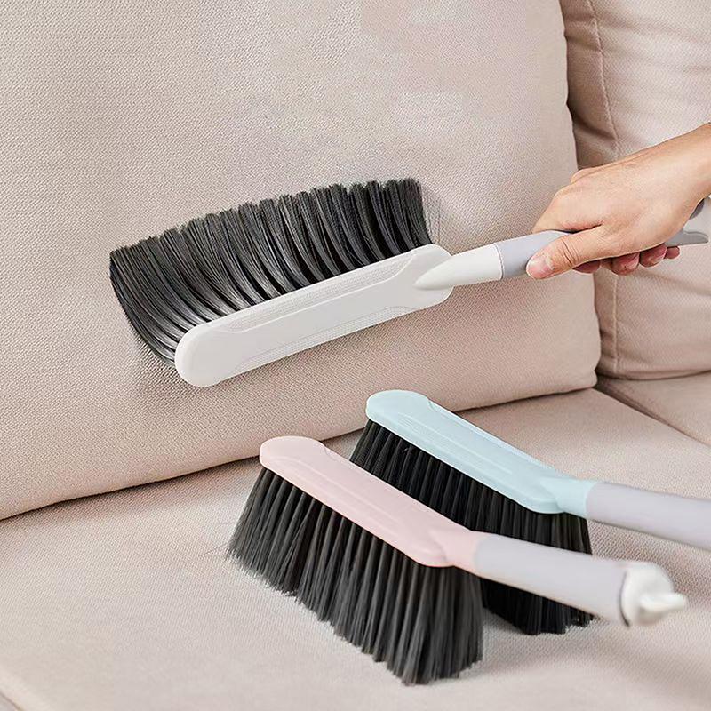 Bed Sweeping Brush Household Bedroom Cleaning Artifact Long Handle Sofa Carpet Dusting Soft Bristle Brush Cute Bed Broom