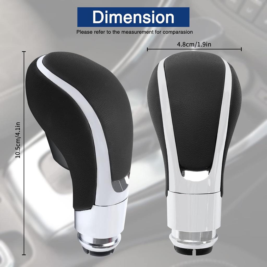 Gear Shifter Knob Compatible With Buick Verano 2012-2017 Car Gear Shifter Replacement -Black