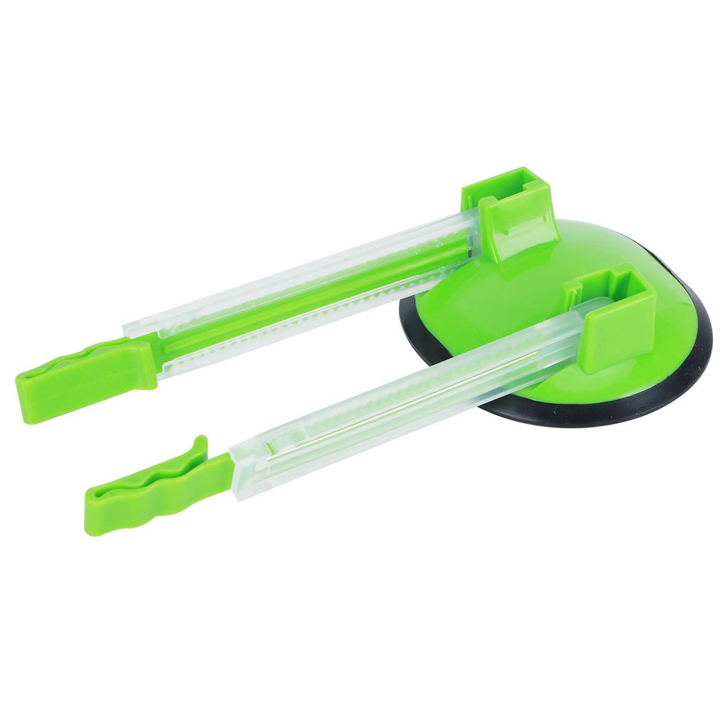 6Pcs Food Storage Bag Holder Stand HandsFree Bag Racks Home Kitchen Accessory Green