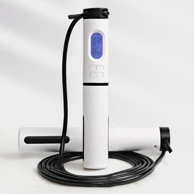 Лічильник для стрибків зі скакалкою, регульований фітнес, портативний тренажер, скакалка, домашнє тренування в тренажерному залі