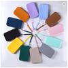 Square large-capacity silicone storage bag, portable travel cosmetics and toiletries storage bag, multi-functional digital stora