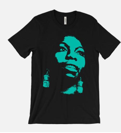 Nina Simone T-Shirt - Jazz - Civil Rights - Sinnerman Young, Gifted and Black