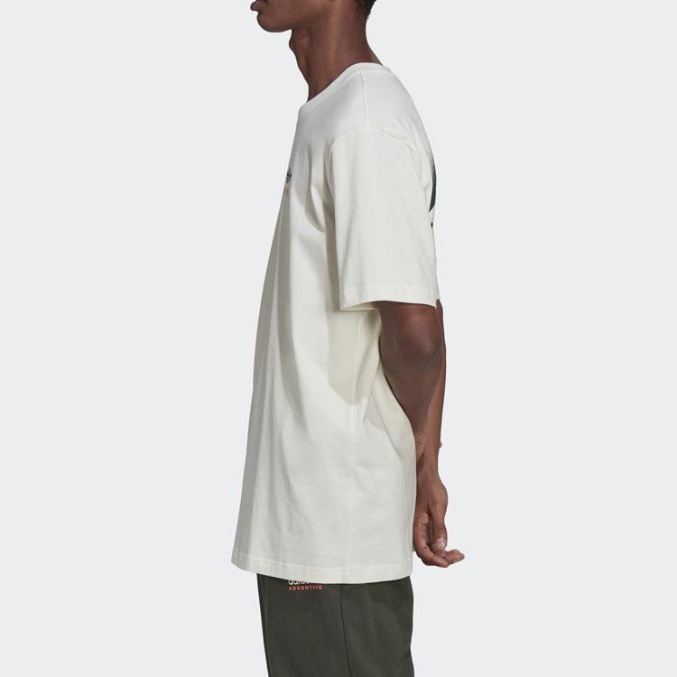 Adidas Originals Mtn Spr Tee With Letter Logo Print Men Tops White HF4773