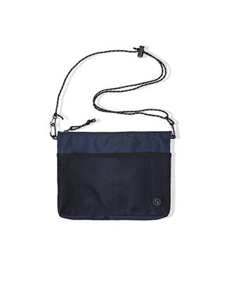 Jenner Nylon L Mesh Pocket Sacoche - Navy