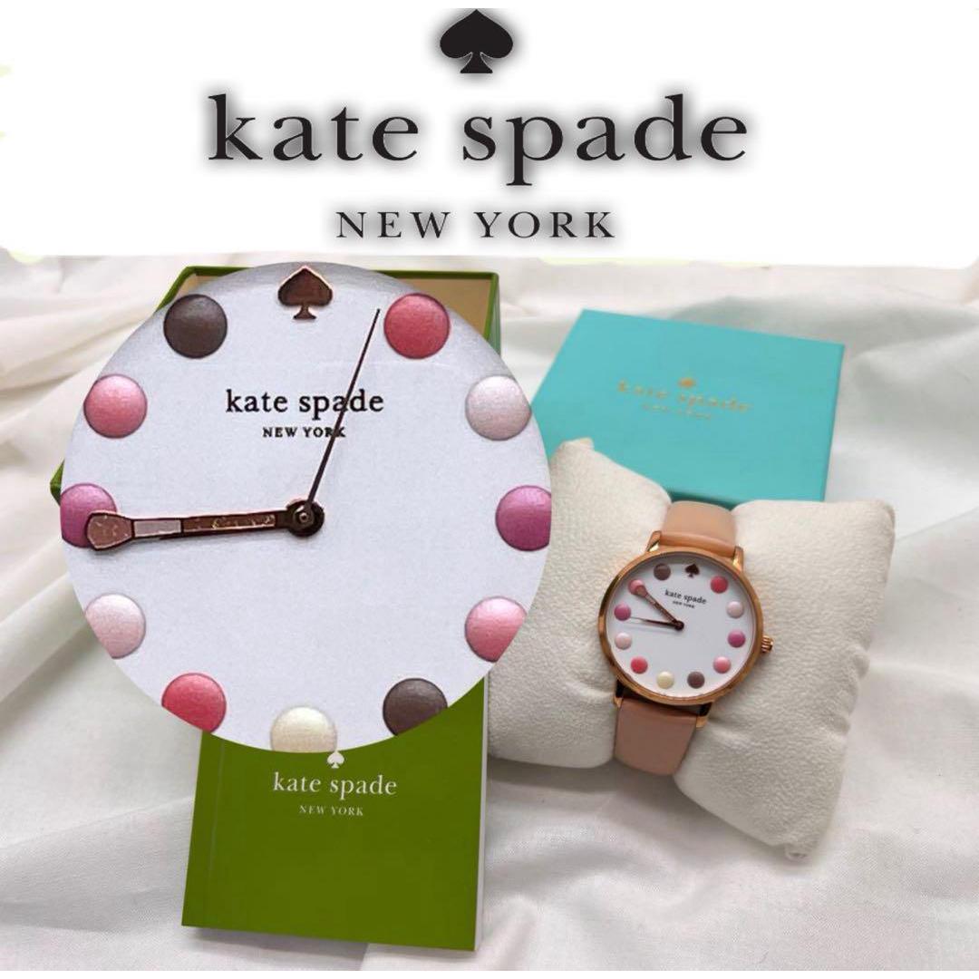 Used [Good Condition] Kate Spade Watch Quartz KSW1523 Pink White Dial