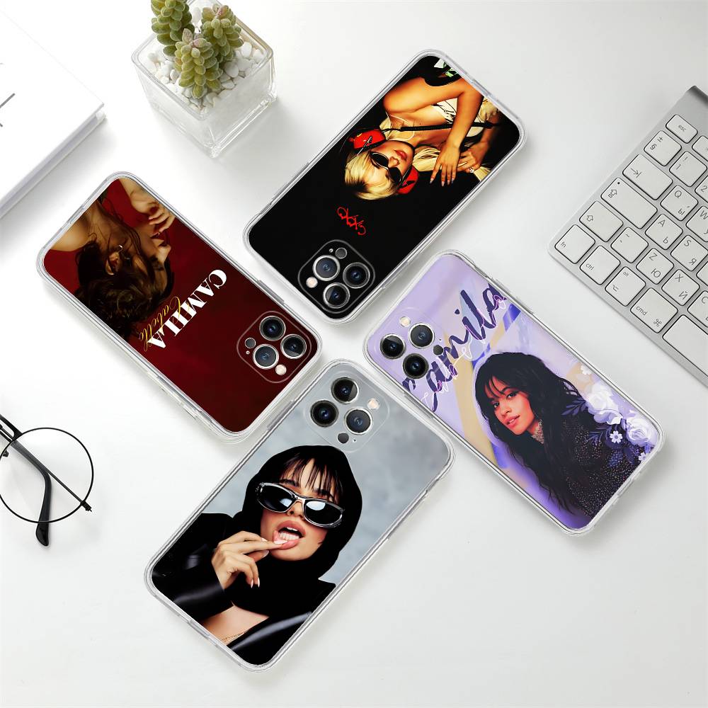 Hot Singer C-Camila C-Cabello Transparent Phone Case For IPhone 17 Air 16 Pro Max 15 14 13 12 11Plus Shockproof Cover