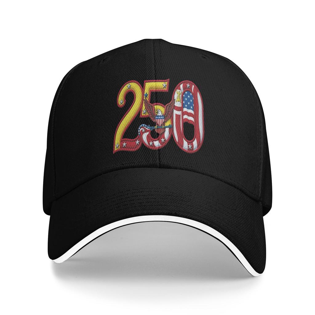 250. Geburtstag Patriotische USA-Flagge Lässige Baseballkappe Outdoor-Sport Trucker-Hut Sommer Sonnenschutz Paar Damen Baseballkappen