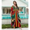 Summer Women's Dress Plus Size Printed Beach Cover-up Loose Holiday Sunscreen Bikini Cover-ups