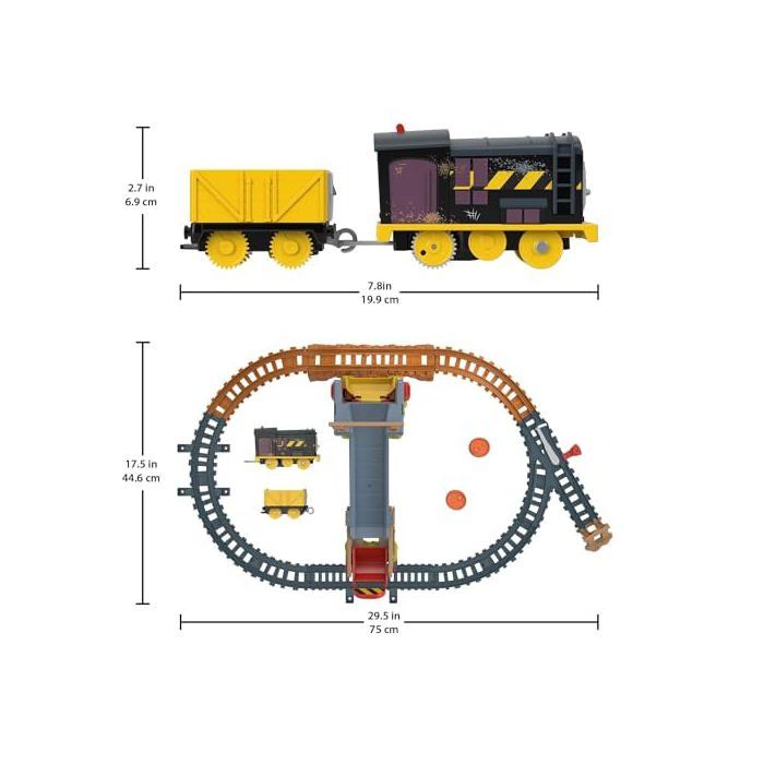 Jouet Mattel - Thomas &amp; Friends Diesel Lift &amp; Load coffret train de construction