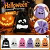 6er-Pack Halloween-Party-Süßigkeitentüten Kordelzug Jutebeutel Aufbewahrungstaschen Halloween-Themen-Geschenktüten für Süßes oder Saures Partyzubehör