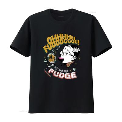 Oh Fudge Christmas Story T Shirt Fun Design with Cool Elements for Festive Style Vintage Washed Stretched Versatile Homme