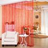Luxury Glitter String Door Curtain Beads Room Dividers Beaded Fringe Polyester Fabric Shiny Tassel Line Curtains Window Panel Valance Wedding DIY