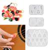 1/2/3Pcs Guitar Picks Molds for Resin Casting Guitars Pick Resin Mold for Musical Instruments Accessories Adult Kids