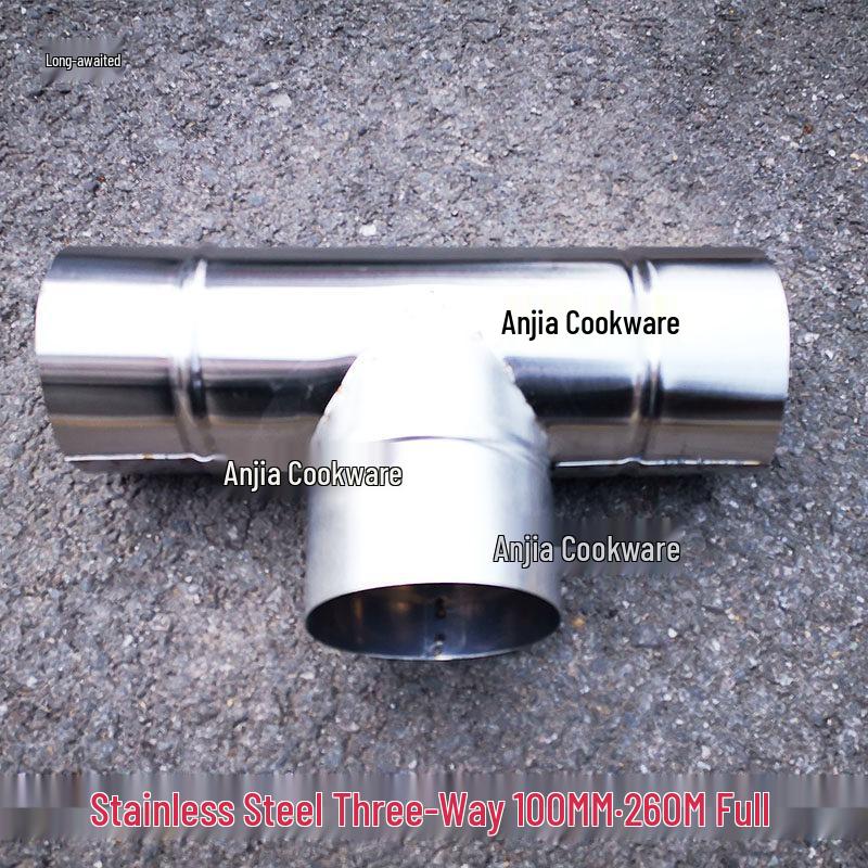 Stainless Steel Corrugated Elbows 100mm-220mm for Wood Stove Fireplace Rain Cap Smoke Exhaust