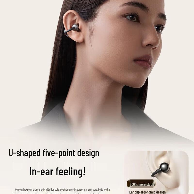 SANAG Z60S AI Bone Conduction Ear Clip Bluetooth Earbuds