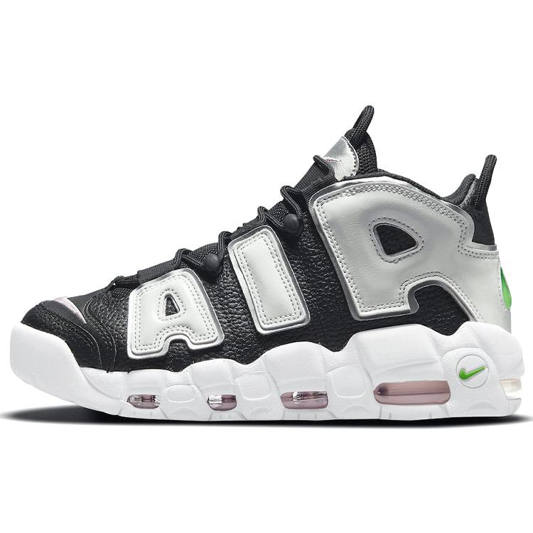New Nike Air More Uptempo Black White Green Women's DN8008-001