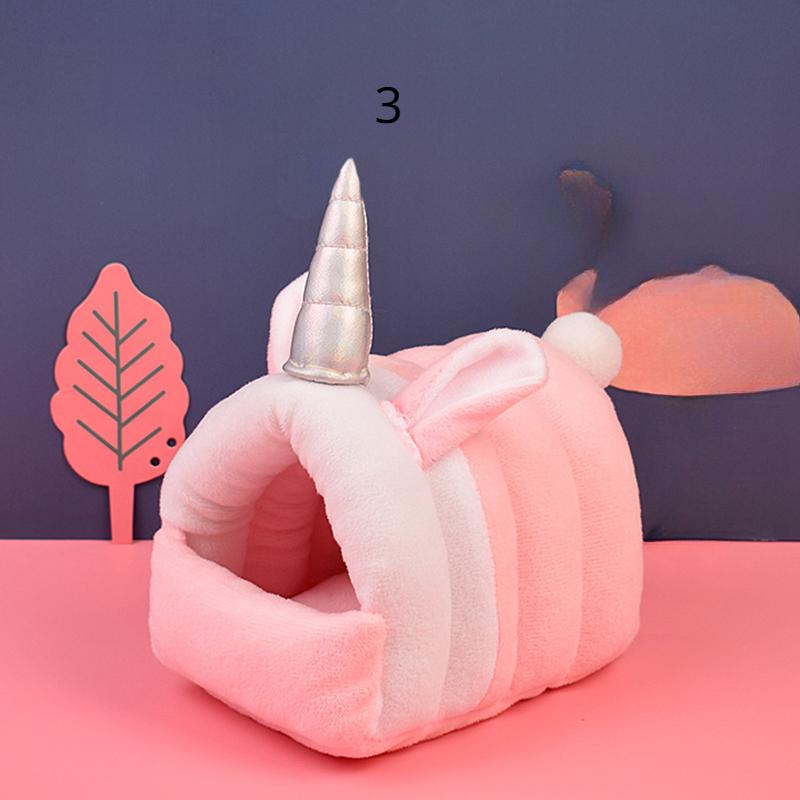 Cuib pentru animale de companie de Crăciun Casă de hamster cald de pluș Cuib de animale mici Porcușor de Guineea Veveriță Soareci Sobolan Pat de dormit Drăguț Cuib cald