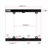 Aluminium K Series Heavy Fuel Rail Kit High Flow Injection Fuel Rail For Honda K20 K24 RSX Civic Si ,Integra EP3 With Oil Gauge