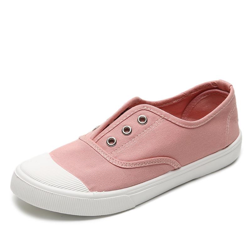 2025 Women's Casual Slip-On Canvas Shoes - Versatile White Flats