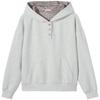 Hotwind Women's Plaid Hooded Sweatshirt