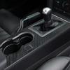 5Pcs Carbon Fiber Interior Gear Shift Kit Cover Trim For Ford Mustang 2005-09