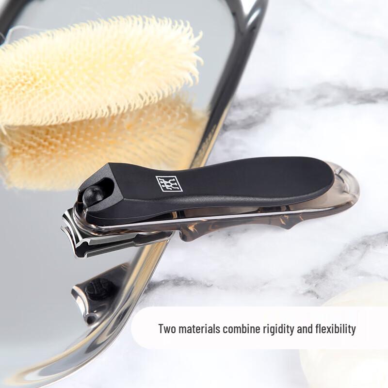 ZWILLING Anti-Spritz 360° Drehbarer Nagelknipser mit Feile