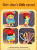 Crayon Shin-chan Plush Doll Keychain Charm - Cute Cartoon Pendant Gift