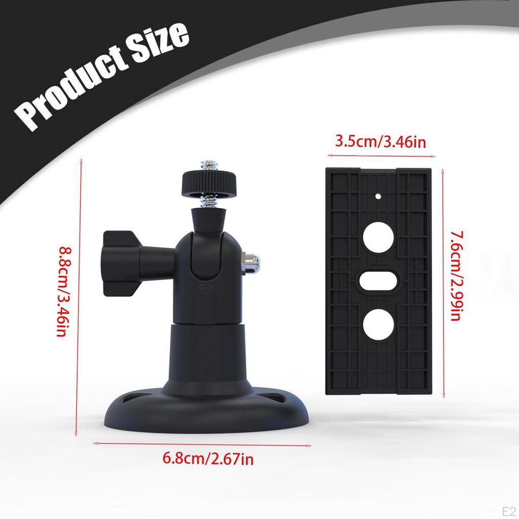 Camera Mount Bracket Security Adjustable Sturdy Metal Quick Installation Suitable