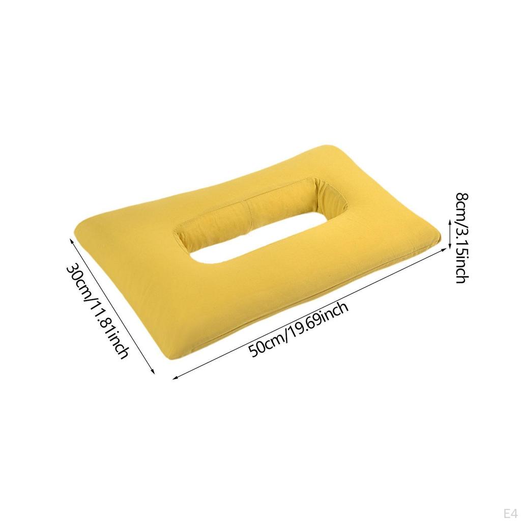 Ear Piercing Pillow for Side Sleepers Breathable Washable Comfortable Home with A Hole