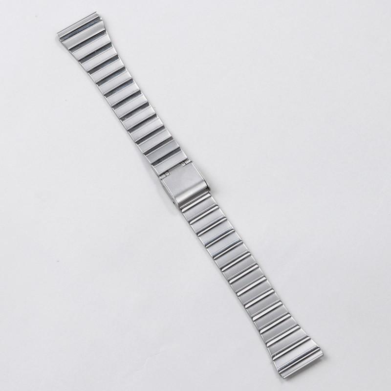 

Retro One-Piece Stainless Steel Band for Casio F91/AQ-S810W - 18/20mm 18mm серебряный